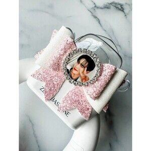 ZB1 Hanbin Zerobaseone Kpop Light Stick Ring Bow Accessory Decoration Sparkly